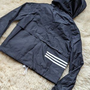 Adidas cropped windbreaker XS